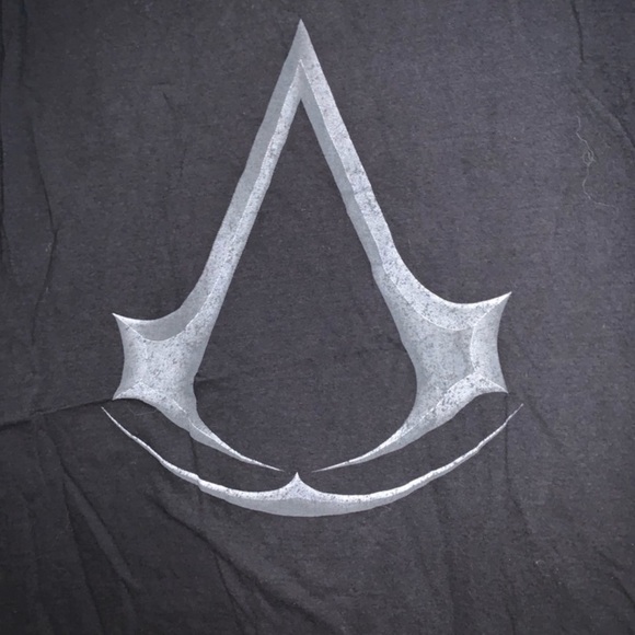 Men’s “Assassin's Creed” Black Short Sleeves T-Shir. Size: Large. Cotton. - Picture 3 of 4